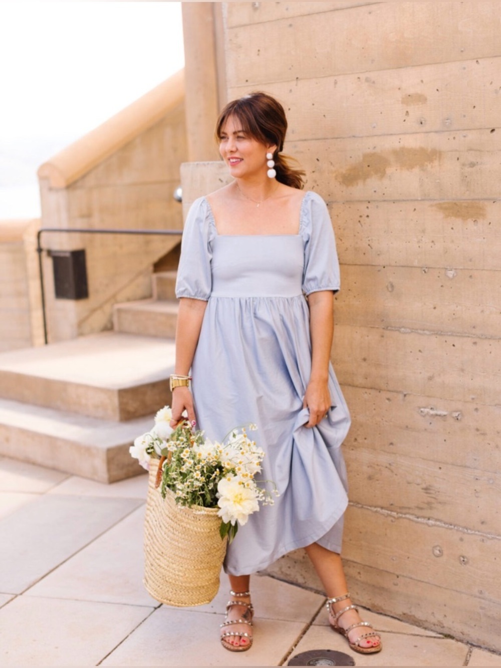 Smash & Tess Blue Midi Dress